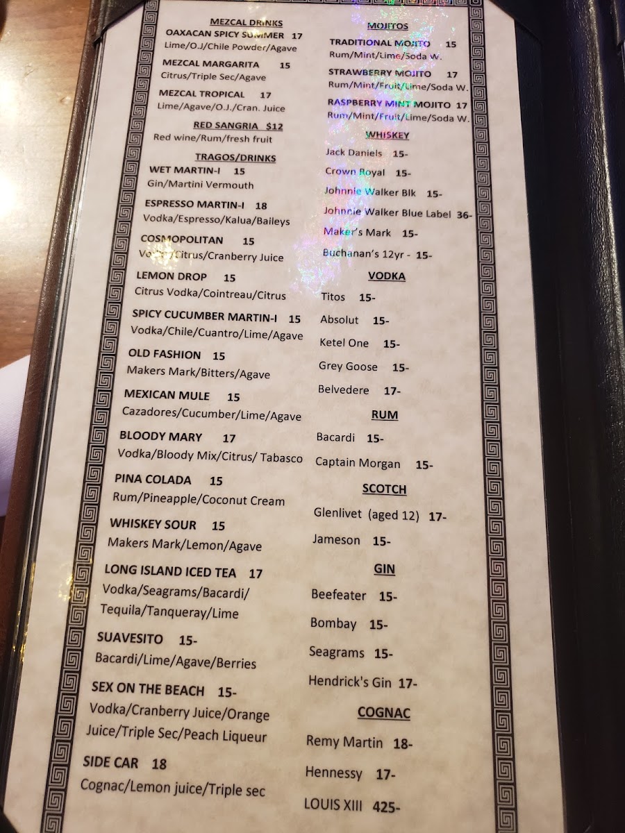 Menu - Casa Martin | Ocean Ave photo 7